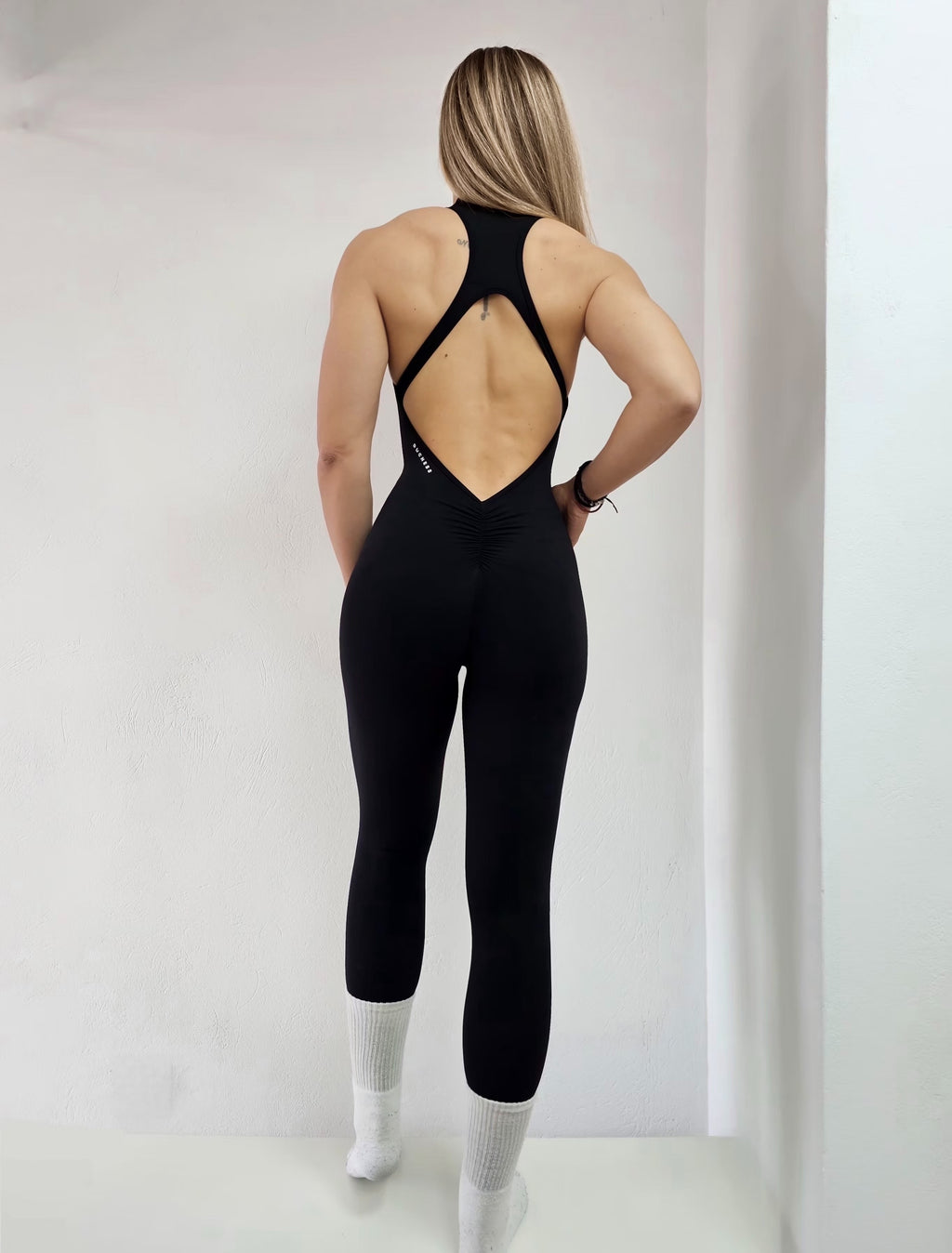 Penthesilea Warrior Black Sculpt Jumpsuit
