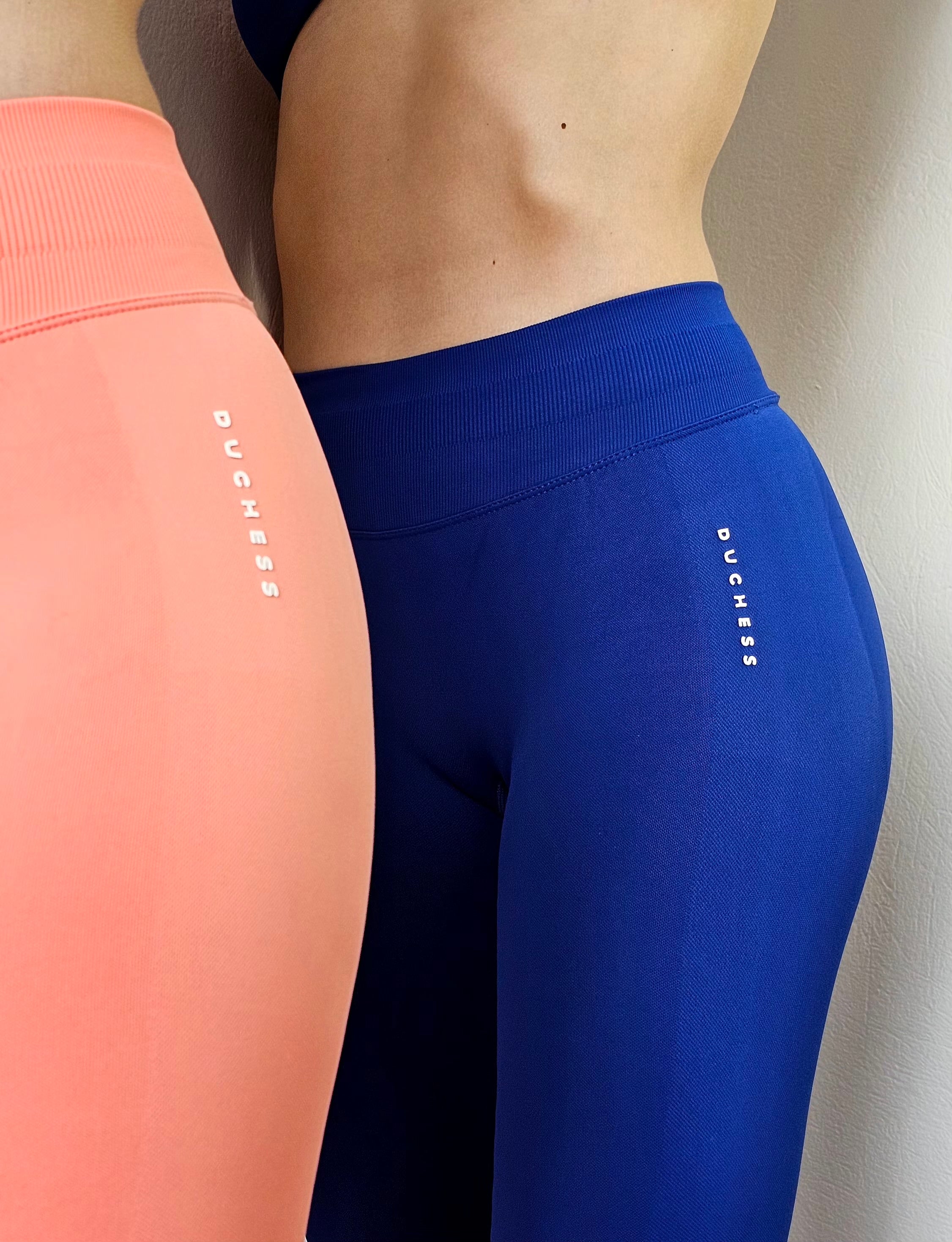 Athena Blue Sculpt Leggings