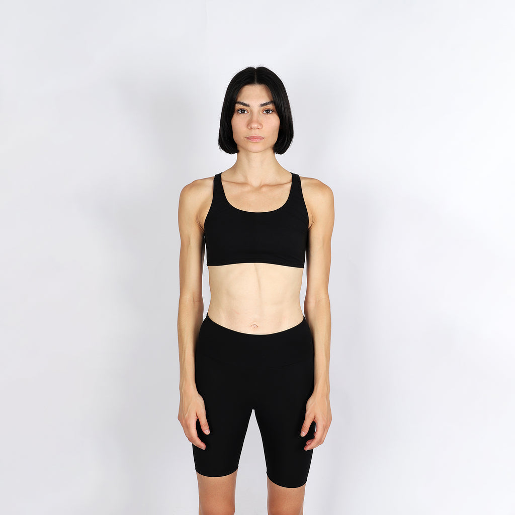 Iris Guard Black Biker Shorts