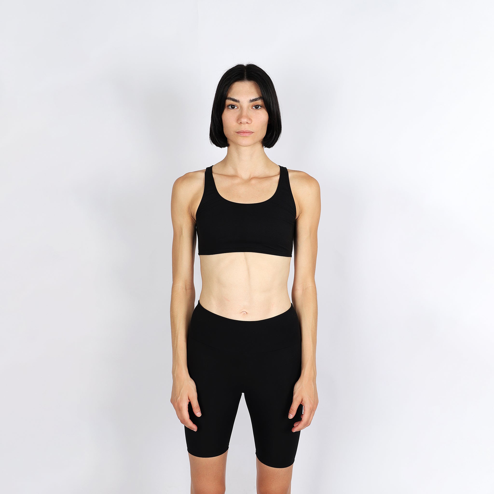 Iris Guard Black Biker Shorts