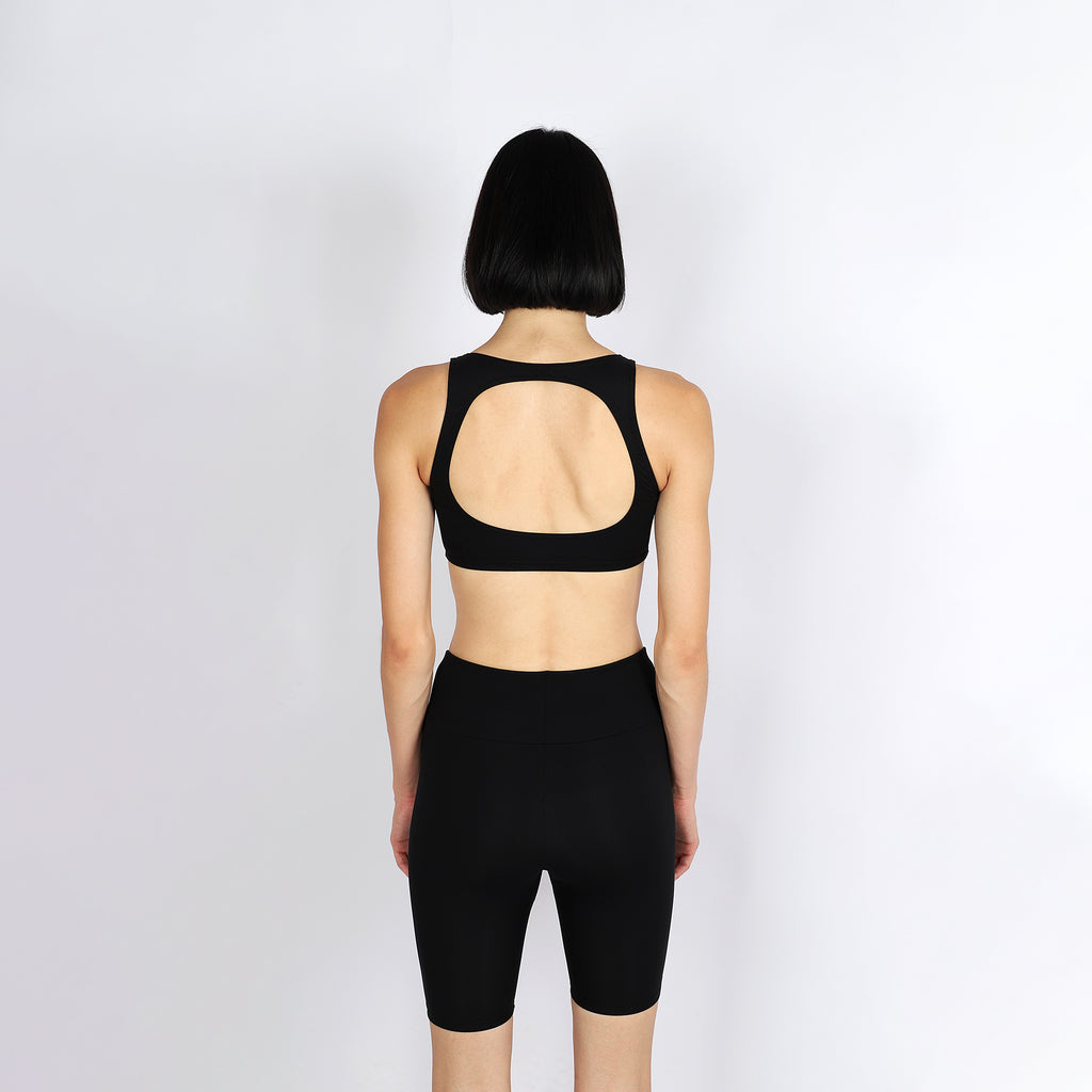 Iris Guard Black Biker Shorts